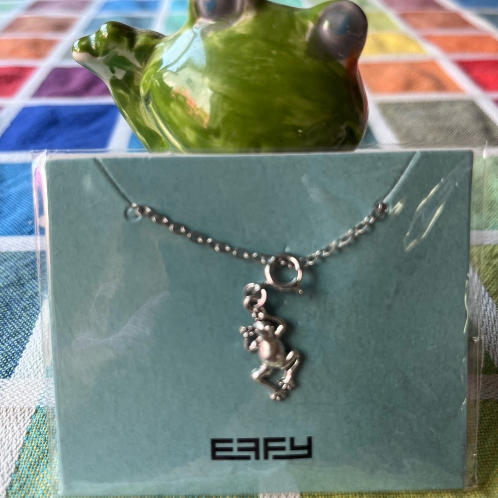 🐸 EFFY FROG NECKLACE 🐸 NWOT 🐸